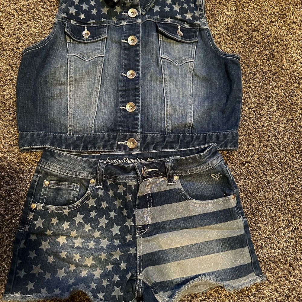 Justice Two Piece 4th of July Set